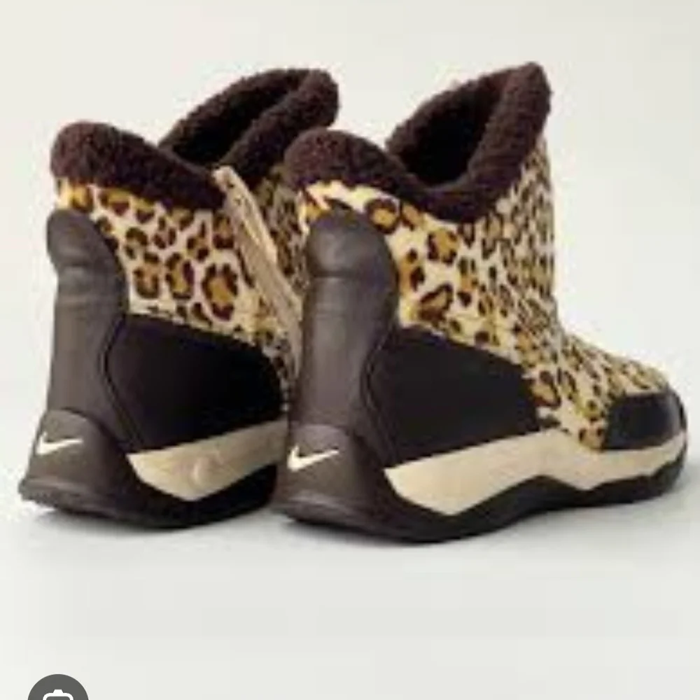 Nike Leopard Print Fur Boots